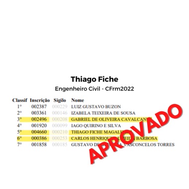 Print de depoimento de aluno